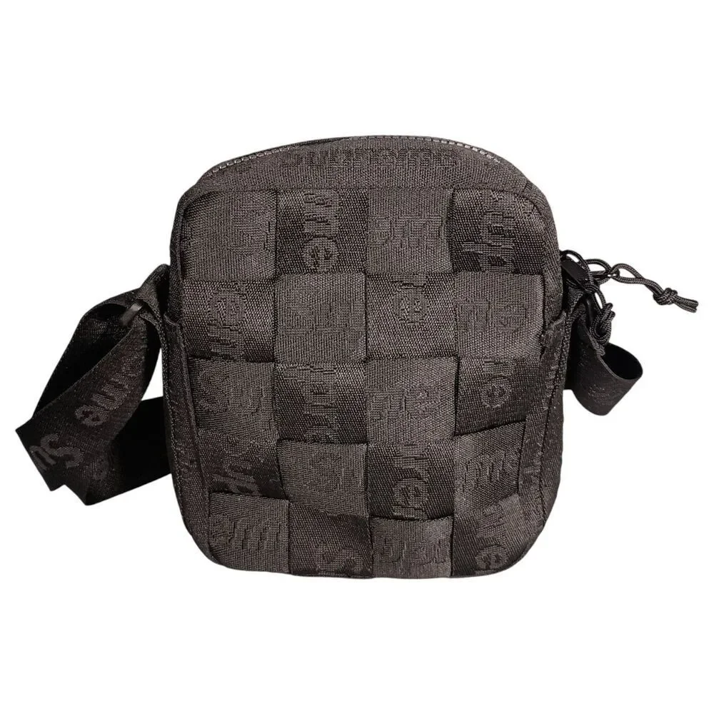 Supreme Woven Shoulder Bag Messenger SS23 Black